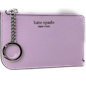 Kate Spade purple wallet keychain